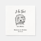 I Do Too Personalized Pet Name Dog Wedding