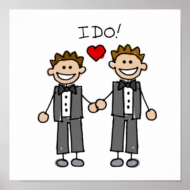 I Do Two grooms Poster (Front)