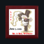 I Do! Wedding Keepsake Box<br><div class="desc">Keepsake box to store precious memories such as reception napkin,  garter belt,  cake topper,  jewellery or whatever your heart fancies.  Beautiful gift idea for the newlywed couple.</div>