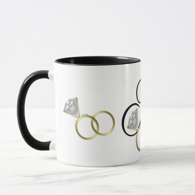 I Do Wedding Rings Mug (Left)