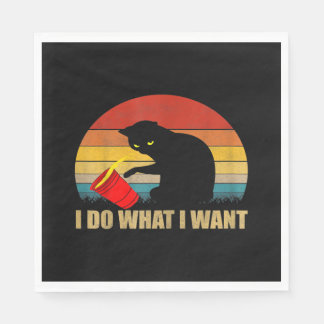 i do what i want cat t shirt ds4 napkin