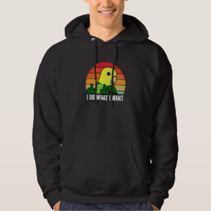 I Do What I Want Parrot I Double Yellow headed Ama Hoodie