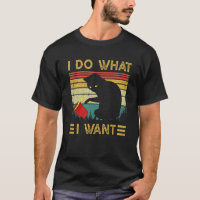 I Do What I Want Vintage Black Cat Red Cup  Cat