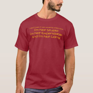 I don’t care if I am wearing a Red Shirt