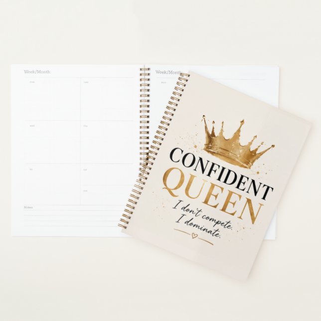 I Don’t Compete I Dominate Goal Setting  Planner (Display)