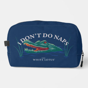 I Don’t Do Naps Alligator - The White Lotus Dopp Kit