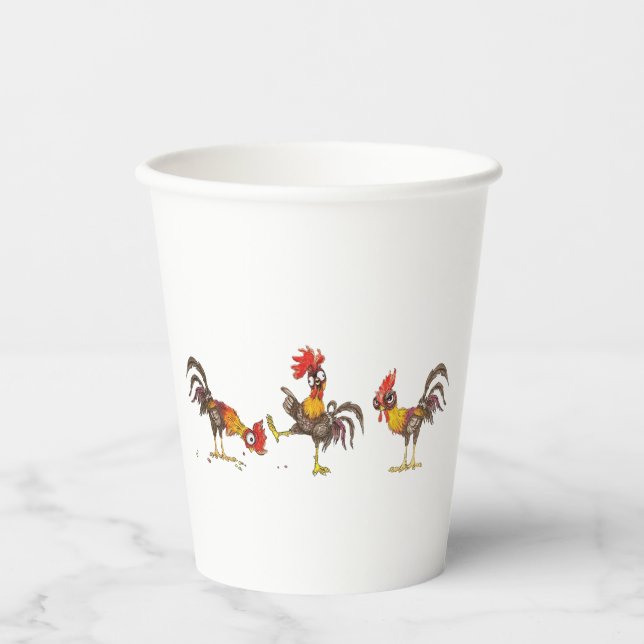 I Don’t Have Duck in A Row I have Chickens  Paper Cups (Front)