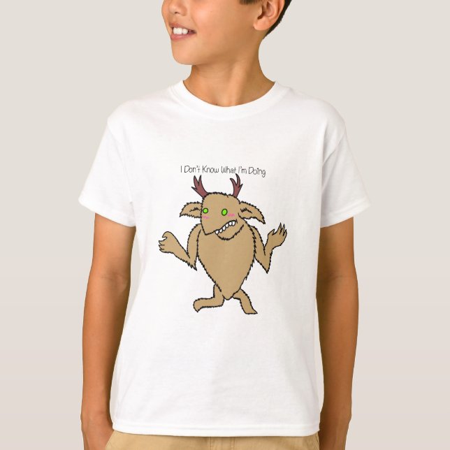 I Don’t Know What I’m Doing Kid Shirt  (Front)
