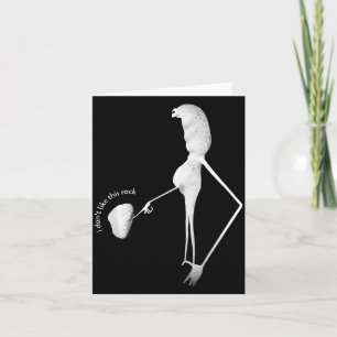 I Don’t Like This Rock Marcus The Worm Funny Meme  Card