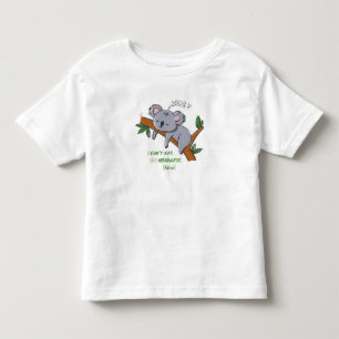 I Don’t Nap, I Hibernate - Cute Sleeping Koala Kid Toddler T-shirt