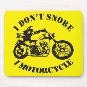 I Don’t Snore I Motorcycle ##USAPatriotGraphics Mouse Pad
