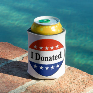 I Donated Can Cooler