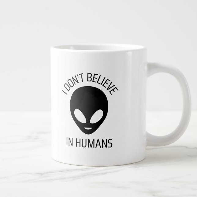 I Don't Believe in Humans     Coffee Mug (Right)