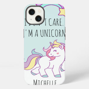 I don't care I am a Magical Unicorn Personalized iPhone 13 Case