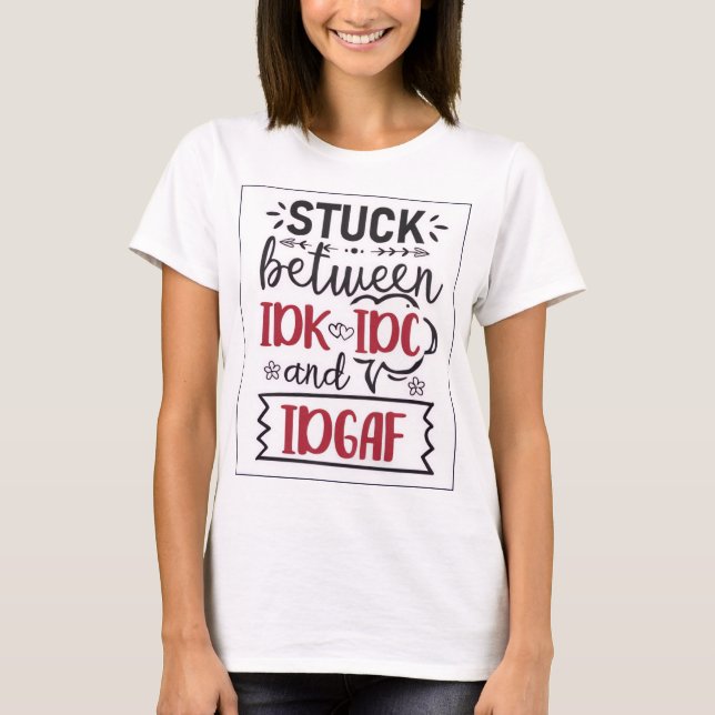 I dont care T-Shirt (Front)