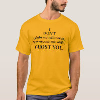I Don't Celebrate Halloween Anti-Halloween Orange