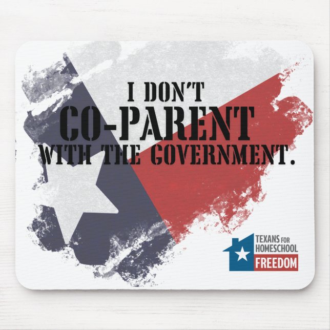 I Don't Co-parent With the Government Mousepad (Front)