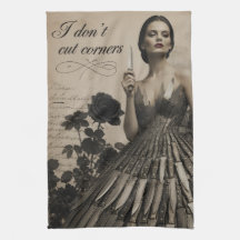 I Dont Cut Corners Surreal Collage