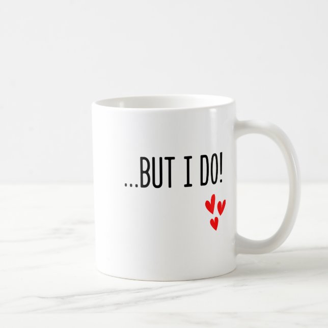 I Don't Do Matching Hearts Valentines Day Couples  Coffee Mug (Right)
