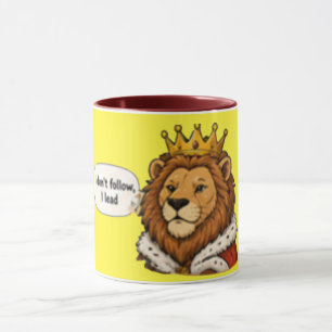 I Don't Follow, I Lead   Motivational Coffee  Mug