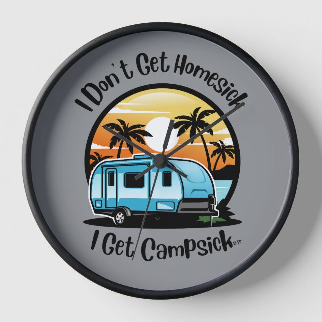 I Don't Get Homesick BFTG Clock (Front)