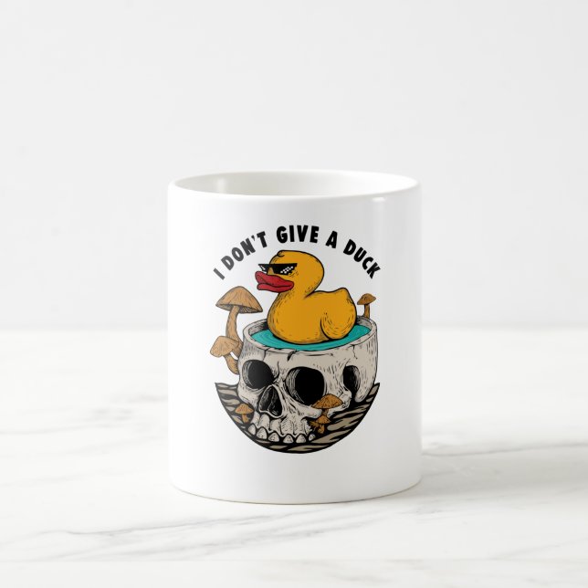I Don't Give a Duck Coffee Mug (Center)