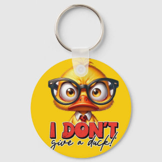 I Don't Give a Duck Keychain