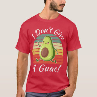 I Dont Give A Guac Funny Avocado Vegan Vintage T-Shirt