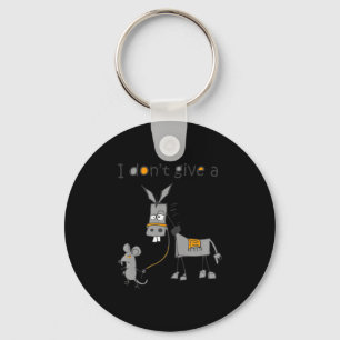 I Dont Give A Rats Jack Keychain