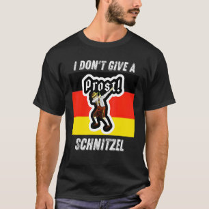 I Don't Give A Schnitzel Dabbing Oktoberfest Beer T-Shirt