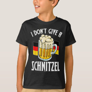 I Dont Give A Schnitzel German Beer Lover T-Shirt