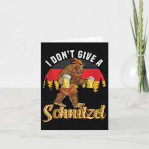 I Dont Give A Schnitzel German Tank Top_1 Card