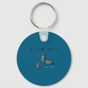 I don't give men's graphic keychain
