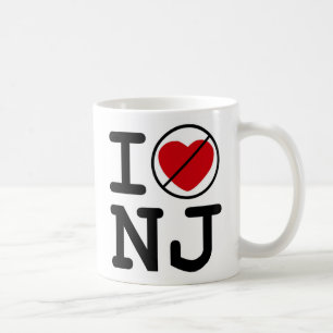 I Don't Heart New Jersey Coffee Mug