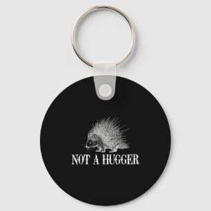 I Don't Hug Apparel Funny Introvert Rcune Tee - Un Keychain