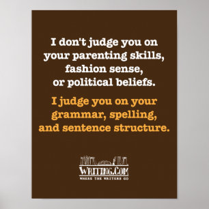 I Don't Judge. Poster