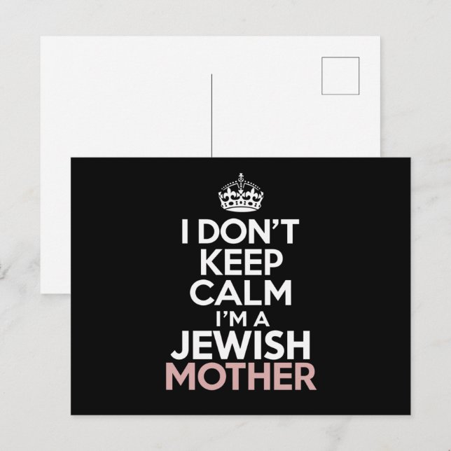 I Don't Keep Calm I'm A Jewish Mother Hanukkah  Postcard (Front/Back)