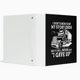 I don't know how my story ends, I gave up. Binder