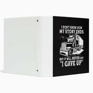 I don't know how my story ends, I gave up. Binder