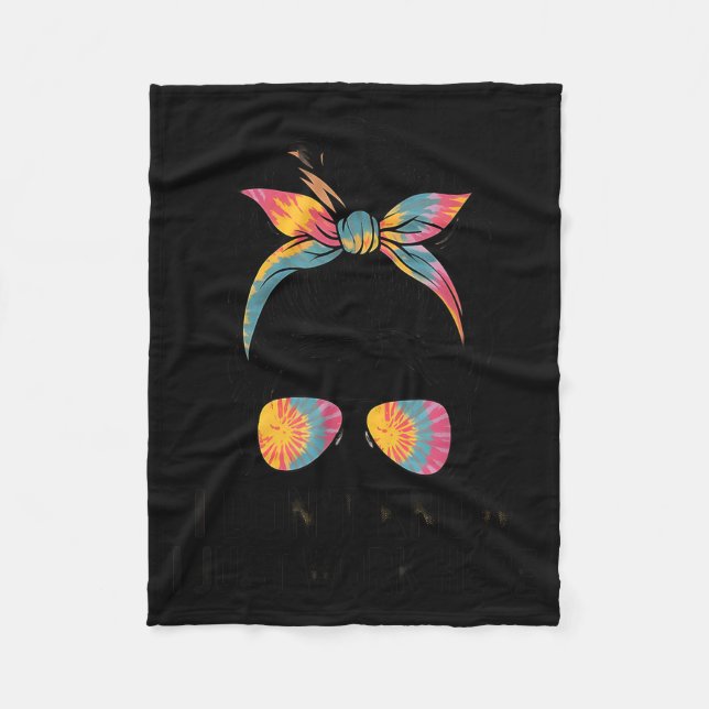 I Don't Know I Just Work Here Funny Sarcasm Quotes Fleece Blanket (Front)