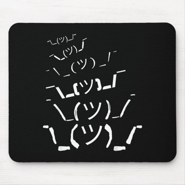 I Don't Know Idk  Mouse Pad (Front)