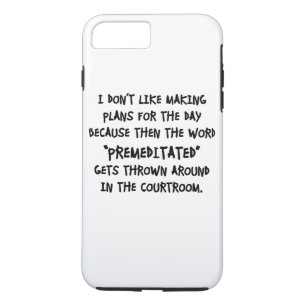I Don't Like Making Plans Case-Mate iPhone Case