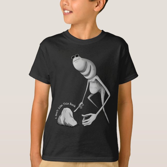 I Don't Like This Rock Funny Marcus The Worm Meme  T-Shirt (Front)