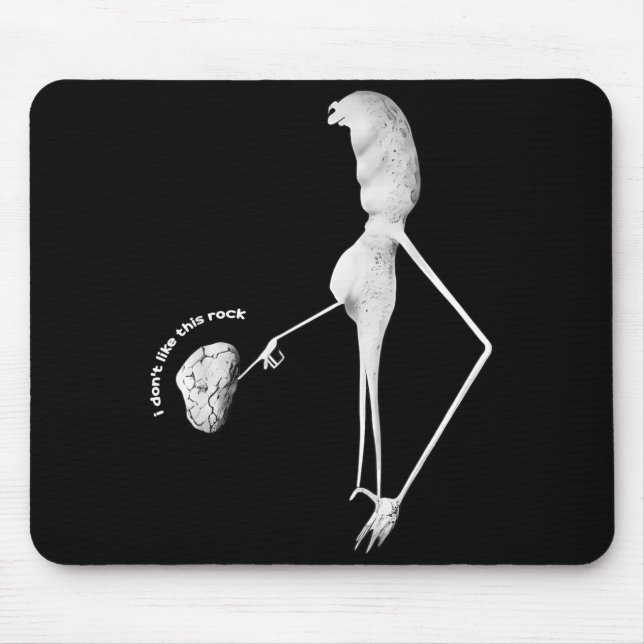I Don't Like This Rock Marcus The Worm Meme Men Wo Mouse Pad (Front)