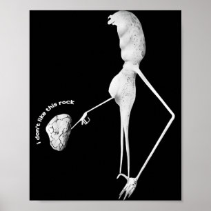 I Don't Like This Rock Marcus The Worm Meme Men Wo Poster