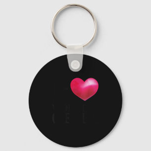 I don't love working overtime - funny coworker gag keychain