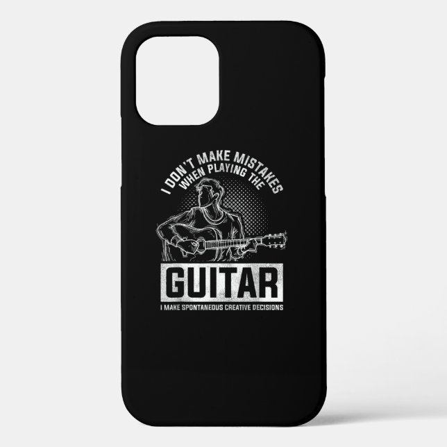 I Don't Make Mistakes When Playing The Guitar Case-Mate iPhone Case (Back)