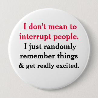I don't mean to interrupt People Button