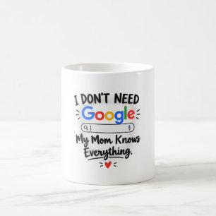 I Don't Need Google My Mom Knows Everything - MUG
