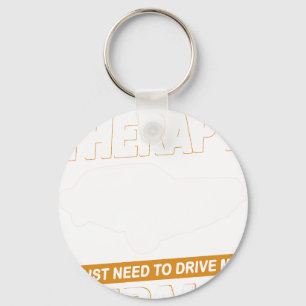 I DON'T NEED THERAPY Chevrolet Impala Ss 1965 Keychain